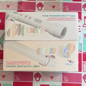 Mane Interchangeable Base and 1.25” Curling Wand Set - NIB